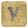 thumbnail image 1 of Letter V Musical Instrument Alphabet Foam Coasters, Set Of 4, 1 of 1