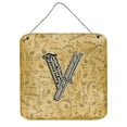 thumbnail image 1 of Letter V Musical Instrument Alphabet Wall or Door Hanging Prints, 1 of 7