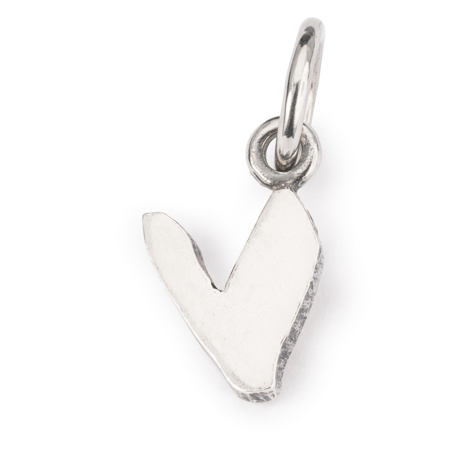 Trollbeads Letter V Sterling Silver Initial Bead, 1 Count