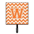 thumbnail image 1 of Letter W Chevron Orange and White Leash or Key Holder, 1 of 1
