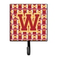 thumbnail image 1 of Letter W Football Cardinal and Gold Leash or Key Holder, 1 of 1