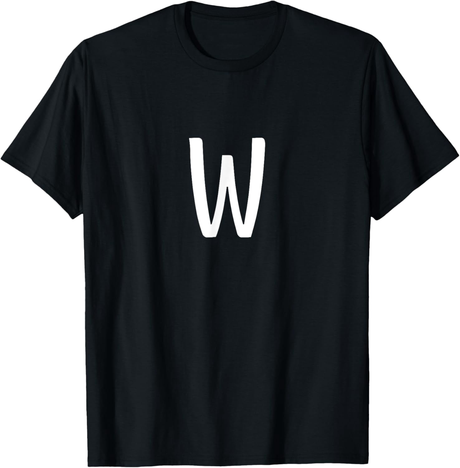 Letter W Minimal Capital Alphabet To Spell Words Or Names TShirt men