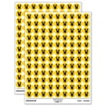 thumbnail image 1 of Letter W Uppercase Cute Typewriter Font 200+ Round Stickers - Yellow - Gloss Finish - 0.50" Size, 1 of 3