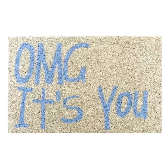 Letter Welcome Door Mat House Entrance Mat Carpet Dustproof Floor Mat Outdoor Aesthetic Home Room Decoration B