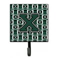 thumbnail image 1 of Letter X Football Green and White Leash or Key Holder, 1 of 1