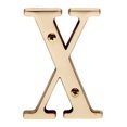 thumbnail image 1 of Letter "X" House Letters Solid Bright Brass 3" | Renovator's Supply, 1 of 2