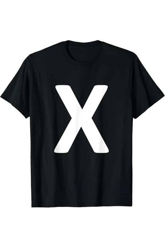 Letter X Shirt Initial Monogram T-Shirt Unisex S-5XL Hot Trending Shirt, Vintage Birthday Gift