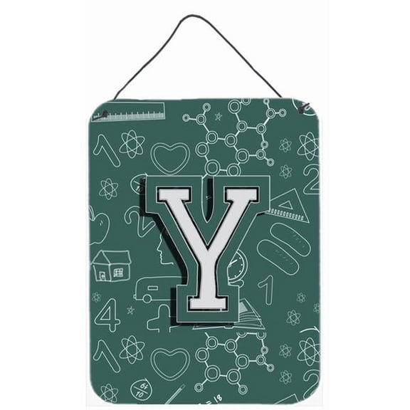 Letter Y Back To School Initial Wall and Door Hanging Prints