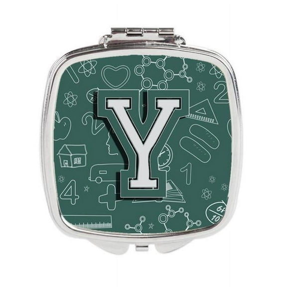 Letter Y Back to School Initial Compact Mirror