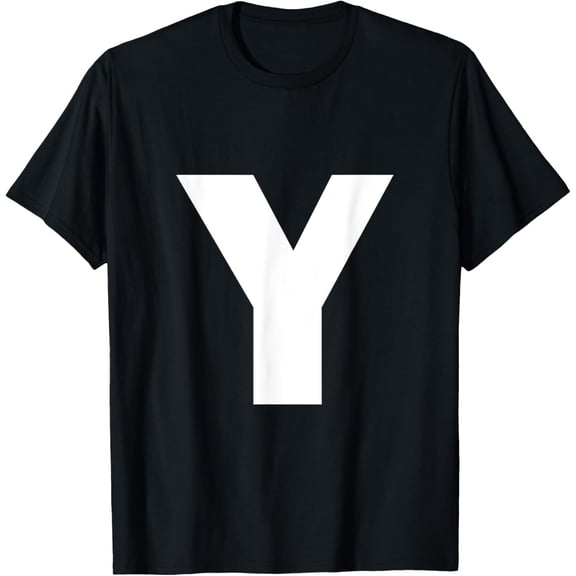 Letter Y Capital Alphabet Monogram Initial T-Shirt