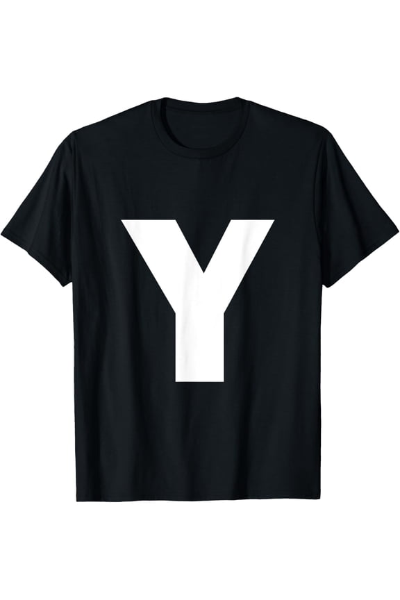 Letter Y Capital Alphabet Monogram Initial T-Shirt