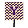 thumbnail image 1 of Letter Y Chevron Purple and Gold Leash or Key Holder, 1 of 1