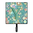 thumbnail image 1 of Letter Y Circle Circle Teal Initial Alphabet Leash or Key Holder, 1 of 1