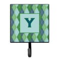 thumbnail image 1 of Letter Y Initial Monogram - Blue Argoyle Leash or Key Holder, 1 of 7