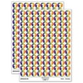 thumbnail image 1 of Letter Y Uppercase Fun Bold Font 200+ Round Stickers - Rainbow - Matte Finish - 0.50" Size, 1 of 3