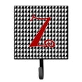 thumbnail image 1 of Letter Z Initial Monogram - Houndstooth Black Leash or Key Holder, 1 of 7