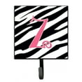 thumbnail image 1 of Letter Z Initial  Zebra Stripe and Pink Leash or Key Holder, 1 of 7