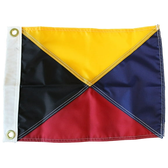 Letter Z - Nautical Code Signal Nylon Flag