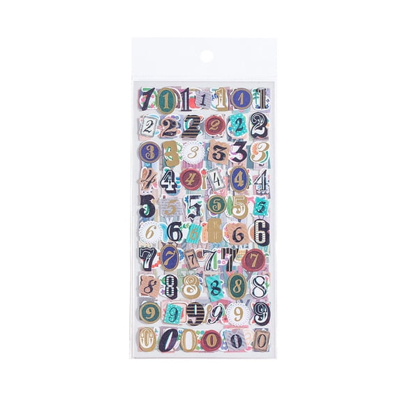 Letter and Number Sticker Journaling Decorative Sticker For Scrapbooking Notebook Planner Phone Cover Embellishment