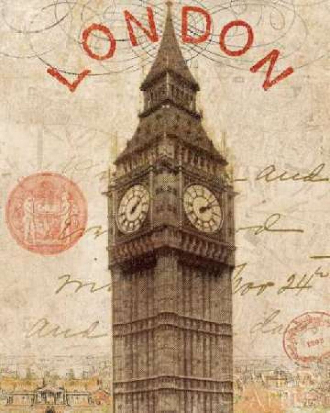 Letter from London Canvas Art - Wild Apple Portfolio (24 x 30)