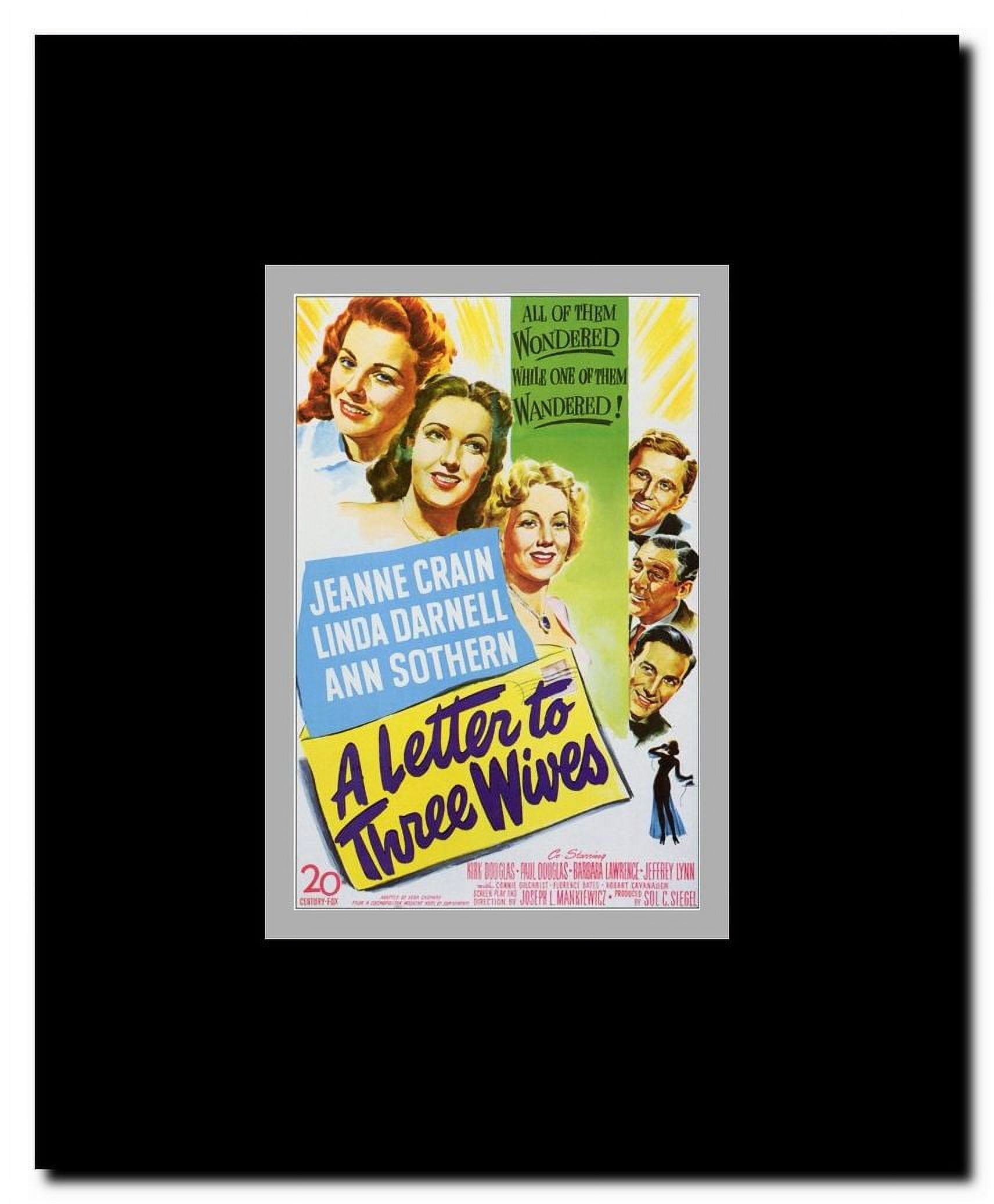 Letter to Three Wives a Framed Movie Poster