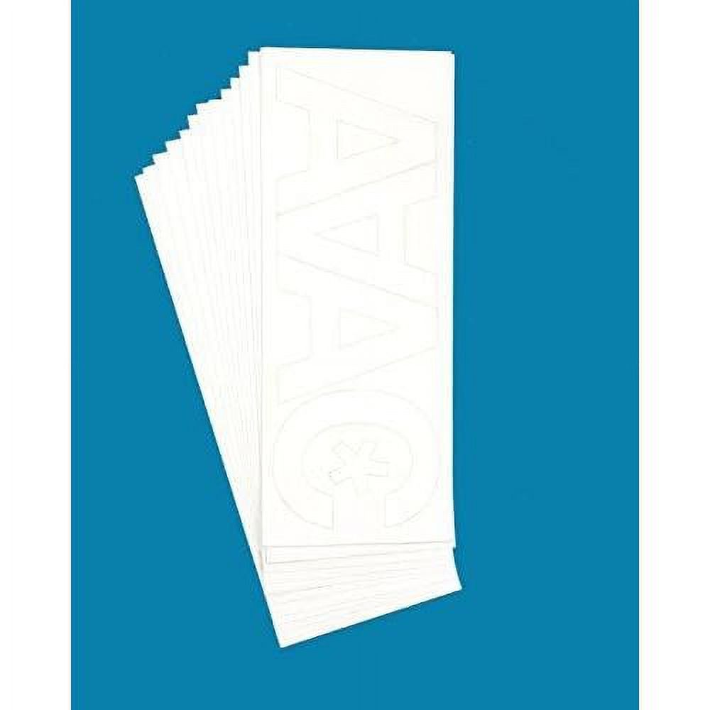 Repositionable Letters Repositionable Vinyl Letters 2 Inch LetterCraft Removable Vinyl ...