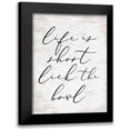 thumbnail image 1 of Lettered And Lined 15x18 Black Modern Framed Museum Art Print Titled - Lick the Bowl, 1 of 5