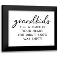 thumbnail image 1 of Lettered And Lined 18x15 Black Modern Framed Museum Art Print Titled - Grandkids, 1 of 5