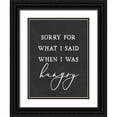 thumbnail image 1 of Lettered And Lined 25x32 Black Ornate Wood Framed with Double Matting Museum Art Print Titled - I Was Hungry, 1 of 4