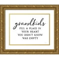 thumbnail image 1 of Lettered And Lined 32x25 Gold Ornate Wood Framed with Double Matting Museum Art Print Titled - Grandkids, 1 of 4