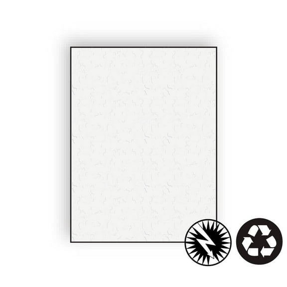 Letterhead, 8-1/2" x 11", 24#, Recycled, Fiber-Added, Acid Free, Smooth Imaging Finish, Whitecliff (Box of 500)
