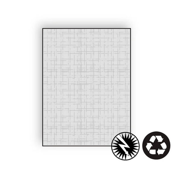 Letterhead, 8-1/2" x 11", 24#, Recycled, Gray, Acid Free, Linen Imaging Finish (Box of 500)