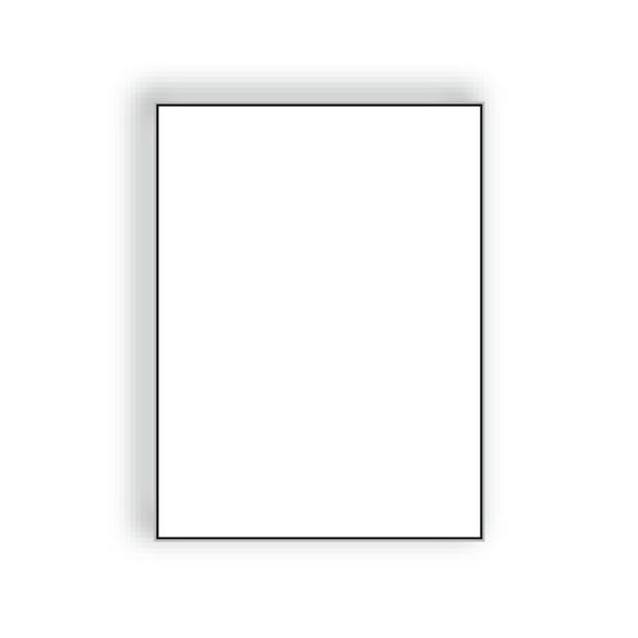 Letterhead, 8-1/2" x 11", 28#, Bright White (98% Brightness), Ream-Wrapped, Ultra Smooth Finish (Carton of 4000)