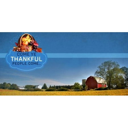 Letterhead-O Come Ye Thankful People (Pack of 100)