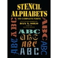 thumbnail image 1 of Lettering, Calligraphy, Typography Stencil Alphabets: 100 Complete Fonts, (Paperback), 1 of 3