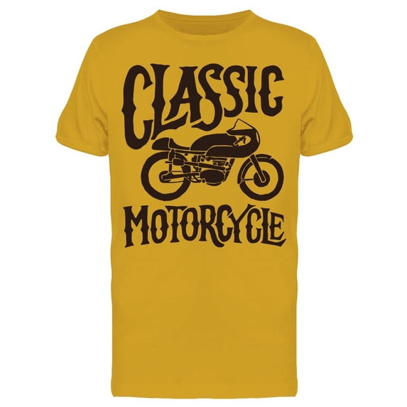 Lettering Classic Motorcycle Tee Men's -Image by Shutterstock