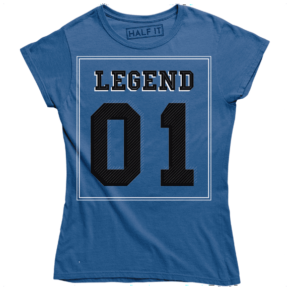 Lettering Design Featuring A Text Saying LEGEND 01 Women's T-Shirt