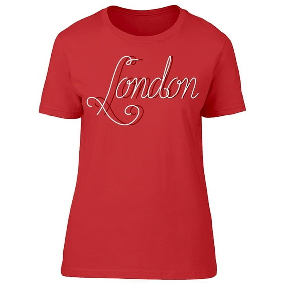 Lettering London Graphic T-Shirt Women -Image by Shutterstock, Female Large