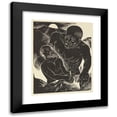 thumbnail image 1 of Letterio Calapai 12x14 Black Modern Framed Museum Art Print Titled - How God Fix Jonah Pl12 (1946), 1 of 5