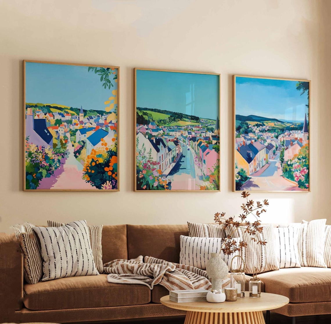 Letterkenny Ireland Wall Art Print Set, County Donegal Town Decor ...