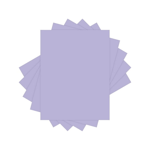 Lettermark Colors 30% Recycled Colored Paper 20 lbs. 8.5" x 11" Orchid 500 Sheets/Ream (94311)