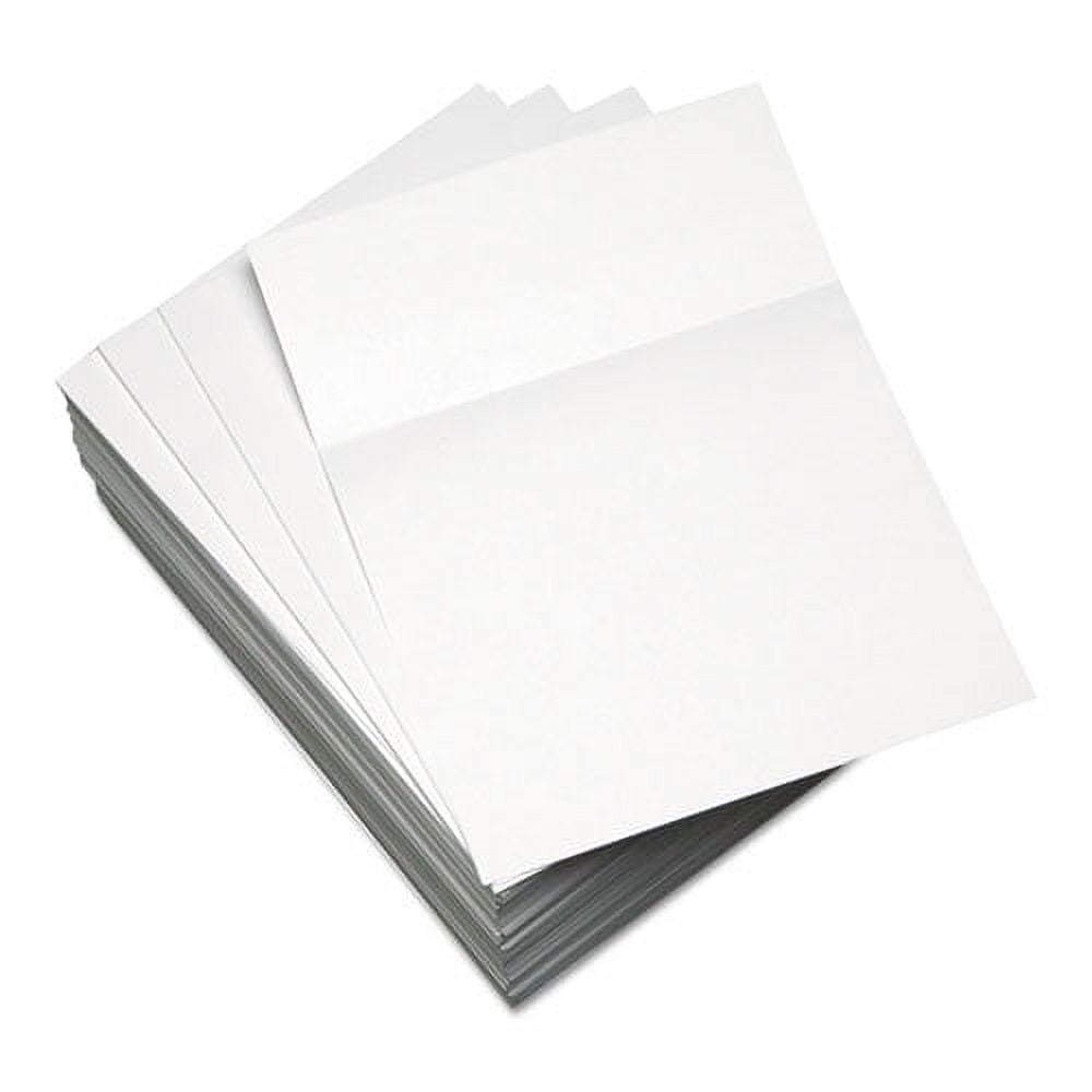 Lettermark Custom Cut-Sheet Copy Paper, 92 Bright, Micro-Perforated 3.5" From Bottom, 20lb, 8.5 X 11, White, 500/ream | Bundle of 2 Reams, Paper