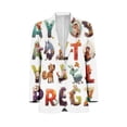 thumbnail image 1 of Letters And Animals Men's Suit Blazer Casual Party Wear Slim Fit Suit Jacket Fashionable Luxury British Style Men Suit Coat, 1 of 5
