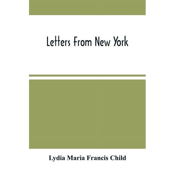 Letters From New York, (Paperback)