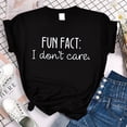 thumbnail image 1 of Letters Funny Printed T-shirts for Women Summer Tee Shirt Femme Casual Short Sleeve Round Neck Tops T-shirts, 1 of 5