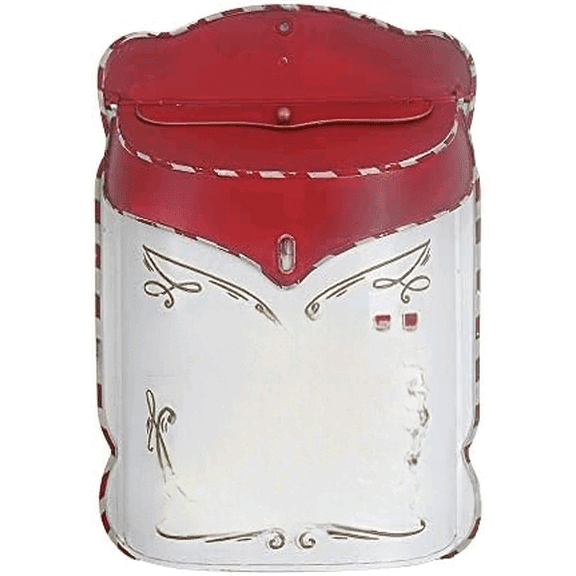 Letters to Santa Mailbox Xmas Mailbox Wall Mount North Pole Post Vintage Mailbox Red Mailbox Decoration Christmas Farmhouse Red, BFXA0237$$Tools & Hardware Other