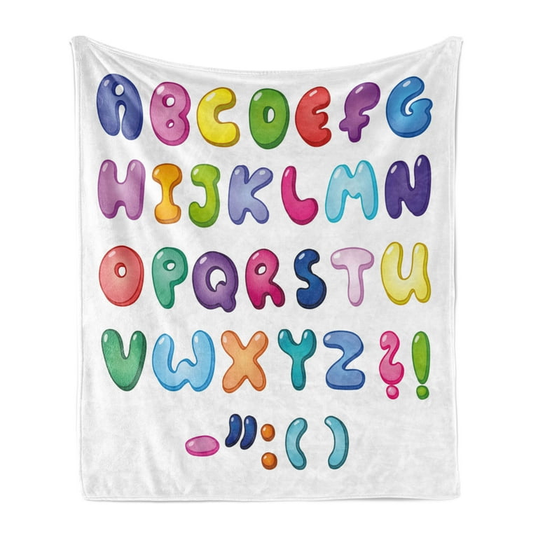 Alphabet blanket hot sale