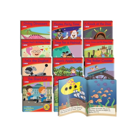 Letters & Sounds Phase 6 Set 1 Fiction Decodable Readers Junior Learning for Ages 4+ Kindergarten, Learn to Read, Language Arts Spelling, Perfect for Home School, Educational Resources