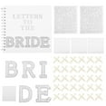 thumbnail image 1 of Letters To The Bride Scrapbook Kit 8 Inch Creative DIY Blank Bride Scrapbook Wedding Memory Book Photo Album 20 Pages for Wedding, 1 of 11