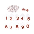 thumbnail image 1 of Letters and Numbers Print Craft Tags, 21-Piece, 1 of 1